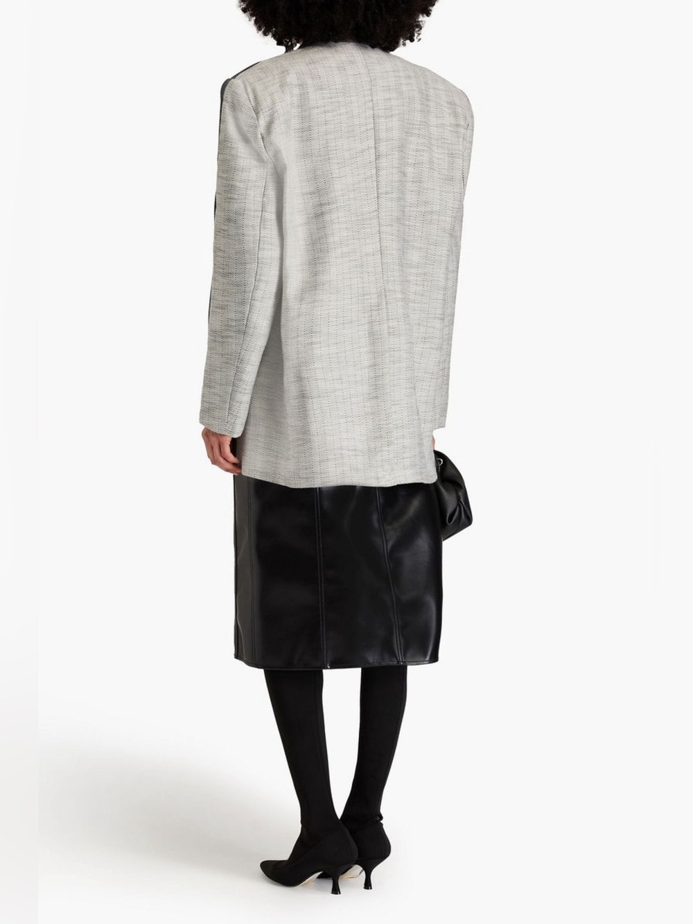 Remain Birger Christensen Oversized Two-Tone Herringbone Blazer power suit 4 - Picture 10 of 12